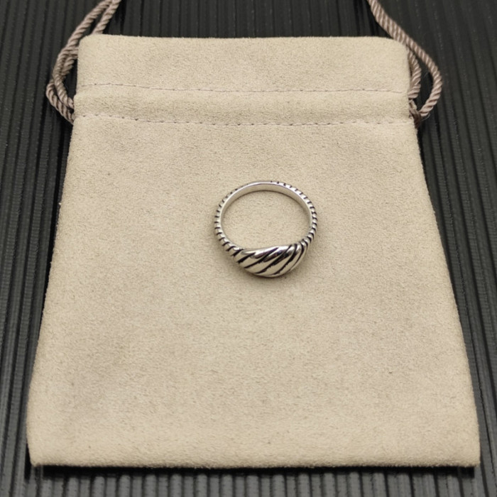 David Yurman 10mm Sterling Silver Wave Ring