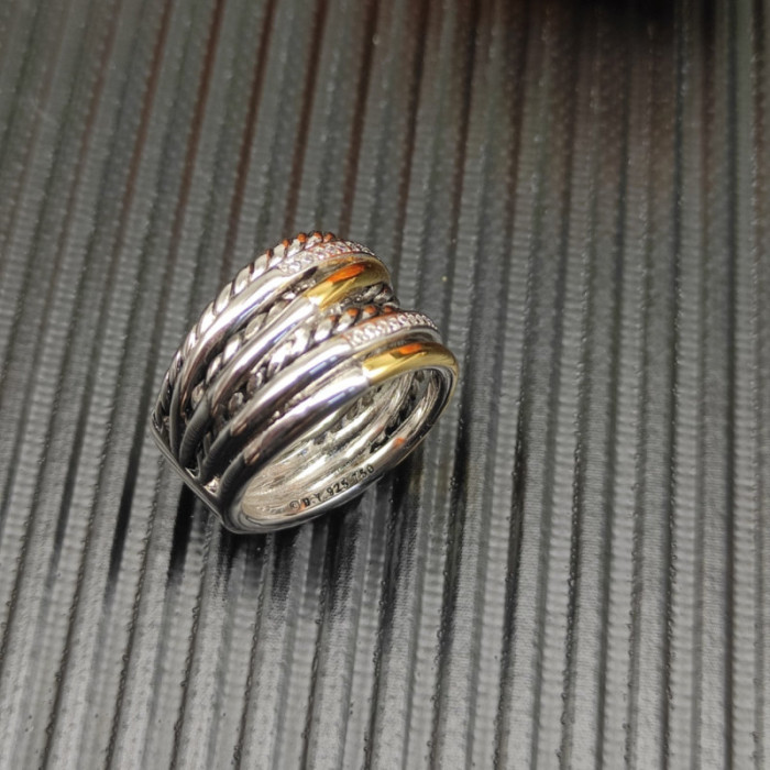 David Yurman 16mm Seven-Row Crossover Ring