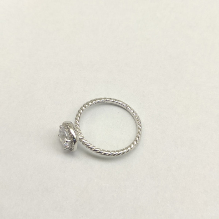 David Yurman 0.7ct Round Halo Diamond Ring