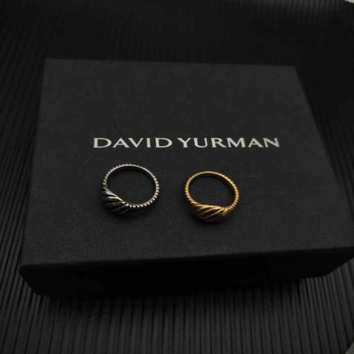 David Yurman 10mm Sterling Silver Wave Ring