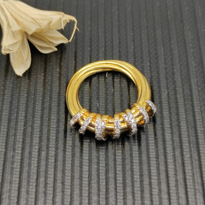David Yurman Gold Twisted Bend Ring