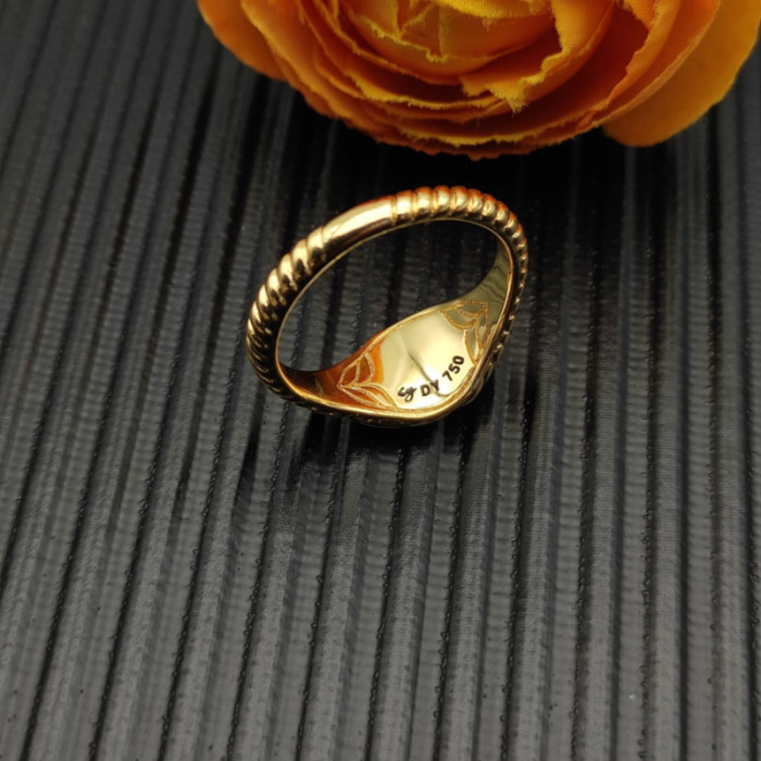 David Yurman 10mm Gold Wave Ring