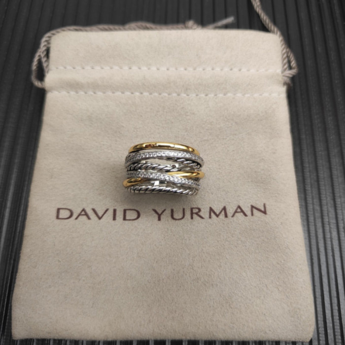 David Yurman 16mm Seven-Row Crossover Ring