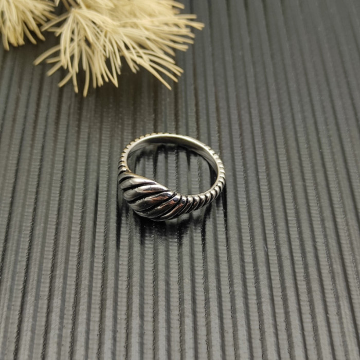 David Yurman 10mm Sterling Silver Wave Ring