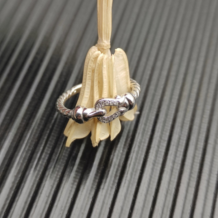 David Yurman 2mm Sterling Silver Link Ring