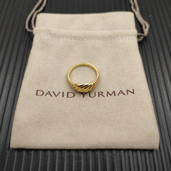 David Yurman 10mm Gold Wave Ring