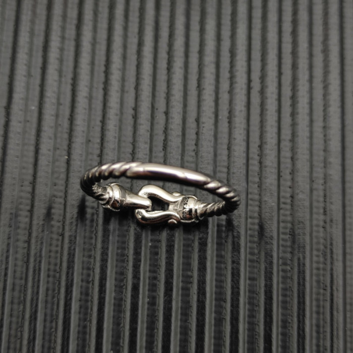 David Yurman 2mm Sterling Silver Link Ring