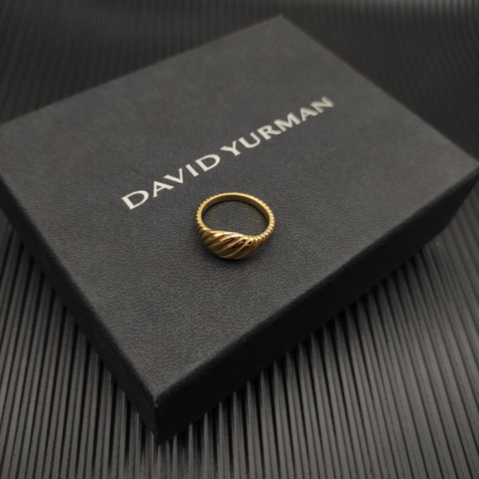David Yurman 10mm Gold Wave Ring