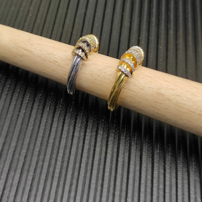 David Yurman Gold Twisted Bend Ring
