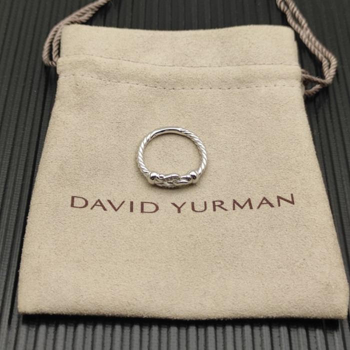 David Yurman 2mm Sterling Silver Link Ring