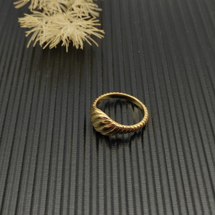 David Yurman 10mm Gold Wave Ring