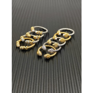 David Yurman Gold and Silver Pearl Revival Ring