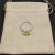 David Yurman 8mm Four-Prong Yellow Diamond Ring