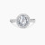 David Yurman 0.7ct Round Halo Diamond Ring