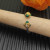 David Yurman 2.3mm Gold and Silver Renaissance Peacock Green Pavé Diamond Ring