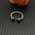 David Yurman 2.3mm Gold and Silver Renaissance Red Diamond Pavé Ring