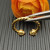 David Yurman 2.3mm Gold Renaissance Carnelian Pavé Diamond Ring