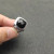 David Yurman Silver 14mm Polished Square Black Diamond Ring