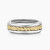 David Yurman Gold and Silver Cable Plain Ring