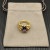 David Yurman 20mm Marbella Purple Diamond Ring