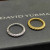 David Yurman 3mm Gold Cable Band Ring