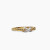 David Yurman 2.2mm Gold Cable X Pavé Diamond Ring