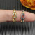 David Yurman Gold and Silver 2mm Link Ring