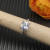 David Yurman 8mm Four-Prong White Diamond Ring