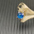 David Yurman 8mm Four-Prong Blue Diamond Ring