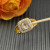 David Yurman Gold Square White Diamond Ring