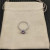 David Yurman 8mm Four-Prong Purple Diamond Ring