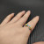 David Yurman 2.3mm Gold and Silver Renaissance Turquoise Pavé Diamond Ring