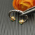 David Yurman 2.3mm Gold and Silver Renaissance Peacock Green Pavé Diamond Ring