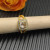 David Yurman Gold Square White Diamond Ring