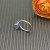David Yurman 8mm Four-Prong Blue Diamond Ring