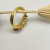 David Yurman Gold Twisted Bend Ring