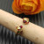 David Yurman 2.3mm Gold Renaissance Carnelian Pavé Diamond Ring