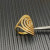 David Yurman 30mm Gold Stax Statement Ring
