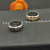 David Yurman Gold and Silver Cable Plain Ring