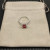 David Yurman 8mm Four-Prong Red Diamond Ring
