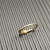 David Yurman 2.2mm Gold Cable X Pavé Diamond Ring