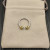 David Yurman 2.3mm Gold and Silver Renaissance Blue Diamond Pavé Ring