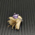 David Yurman 8mm Four-Prong Purple Diamond Ring
